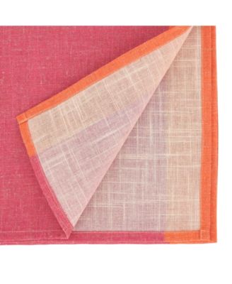 Multicolored Band Table Runner, 16"x72"