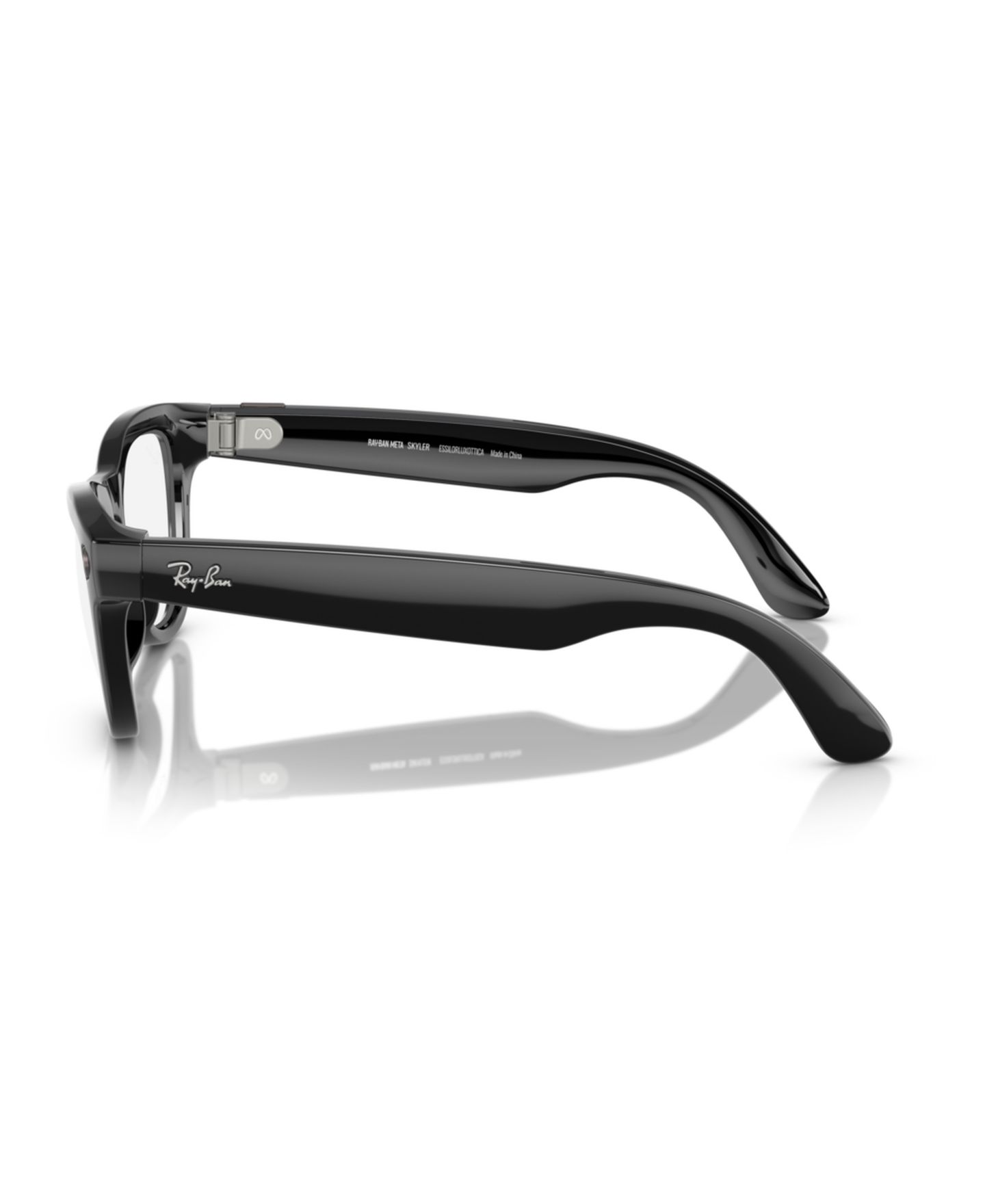 Очки Ray-Ban Unisex AI Meta Gen1 Skyler Photocromic Glasses, RW4010, цвет: Чёрный фиолетовый — фото 3