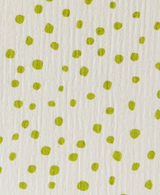 Swedish Dishcloths for Kitchen Cleaning, Machine Washable Dishwasher Safe, 7.75 x 6.75", Avocado White