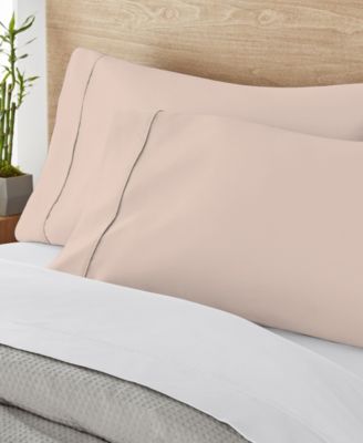 Purity Home 400 Thread Count Cotton Percale Pillowcase Pair, Standard