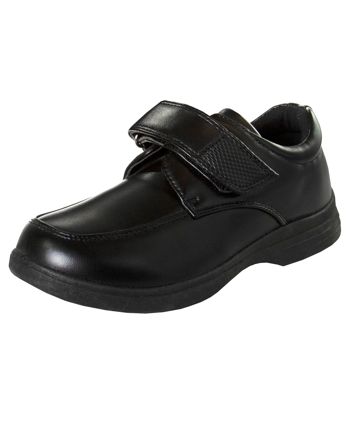 French Toast Kids' Toddler Boys Hook And Loop School Shoes In Black