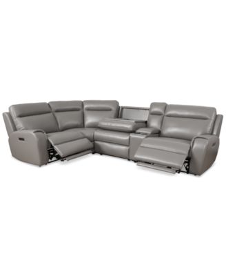 CLOSEOUT! Sheeler Fabric Zero Gravity Sectional Collection, Created for Macy's
