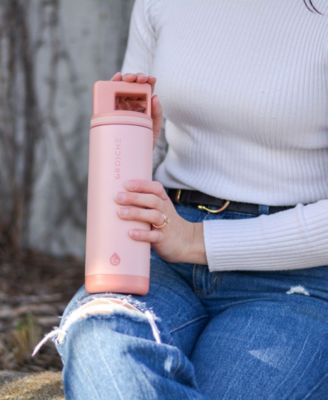 Alpine Flip 'N Sip Insulated, Leakproof Water Bottle with Straw, 20 OZ