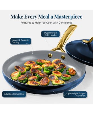 Modern 4 Qt. Ultra Performance Ceramic Nonstick Deep Saute Pan