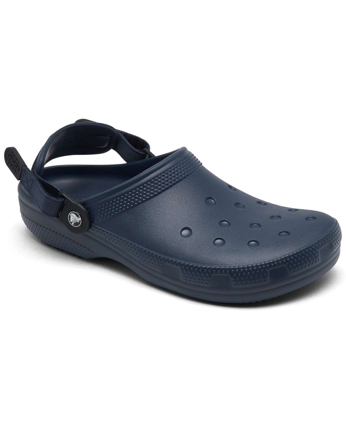 Men's and Women's On-The-Clock Work Slip-On Clogs from Finish Line - Navy