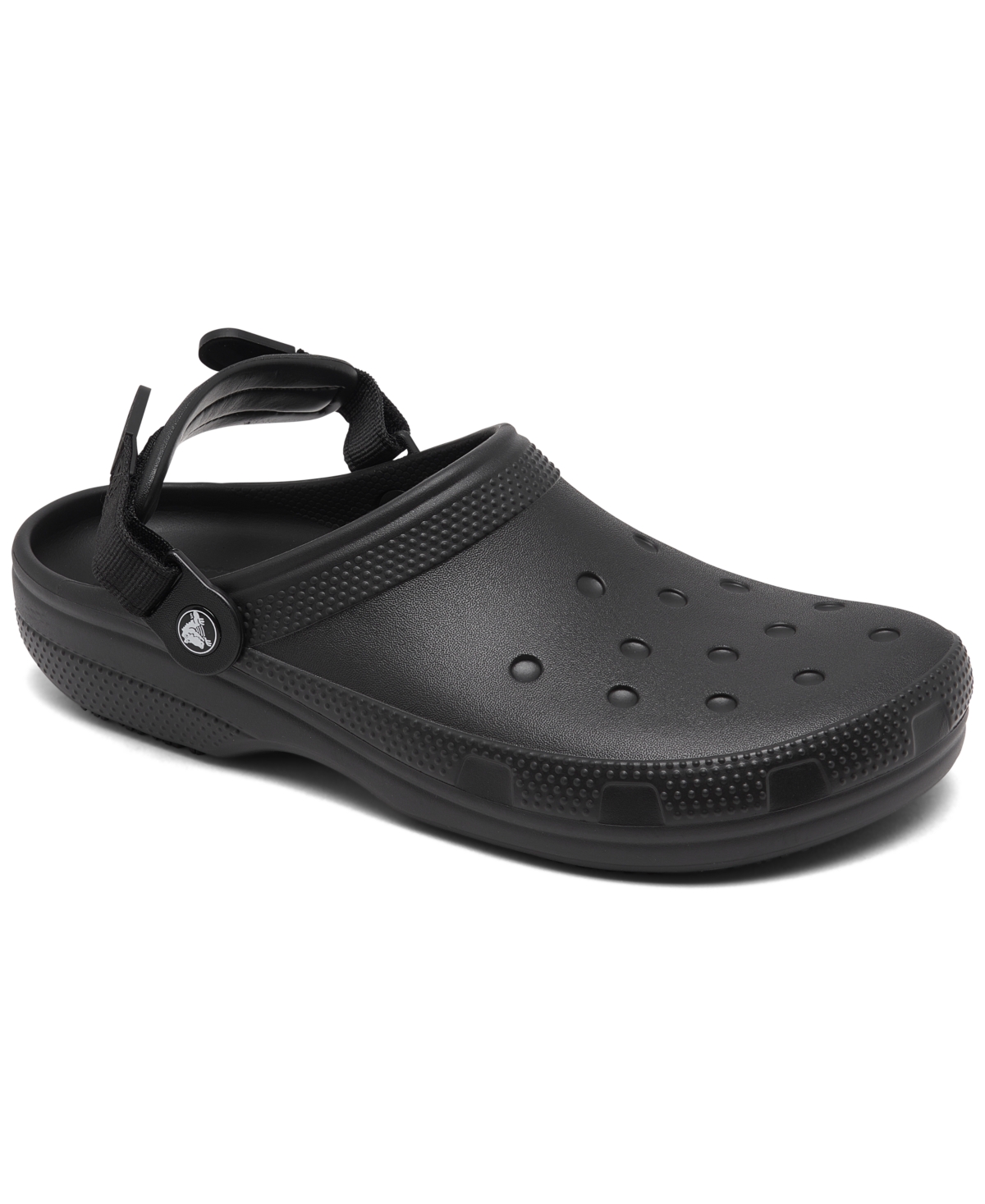 Men's and Women's On-The-Clock Work Slip-On Clogs from Finish Line - Black