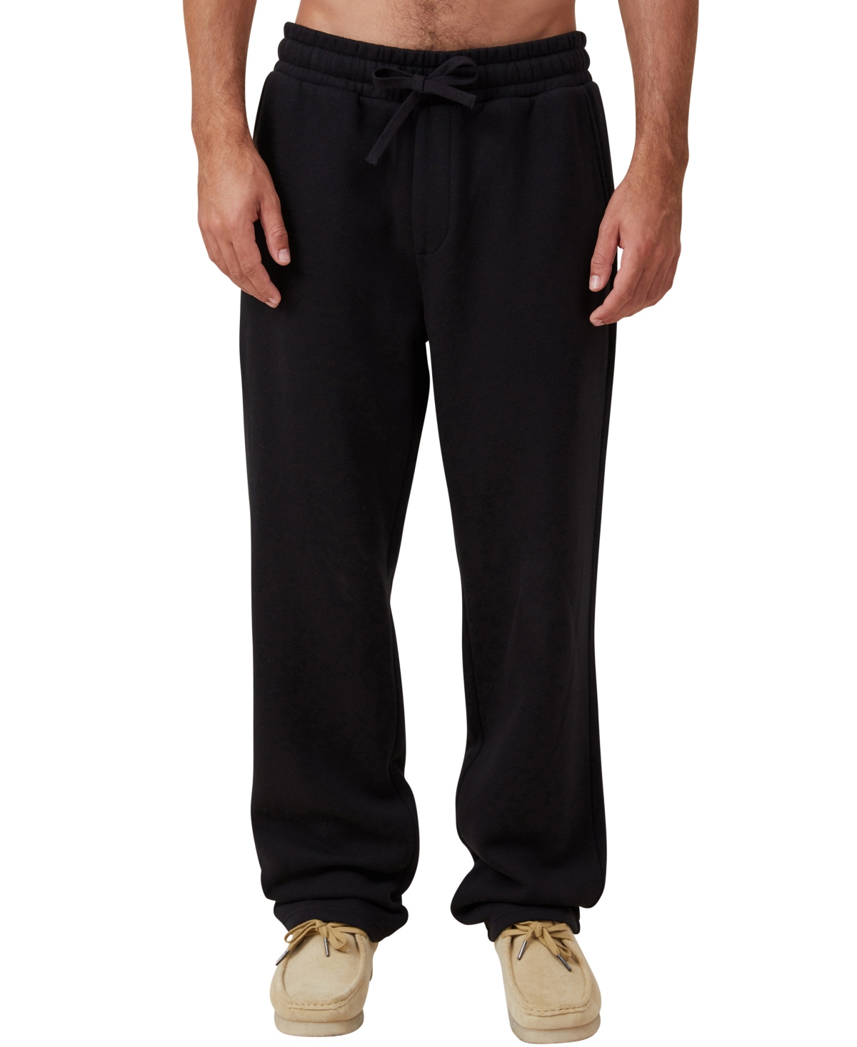 Shop Cotton On Men's Relaxed Track Pants In Black