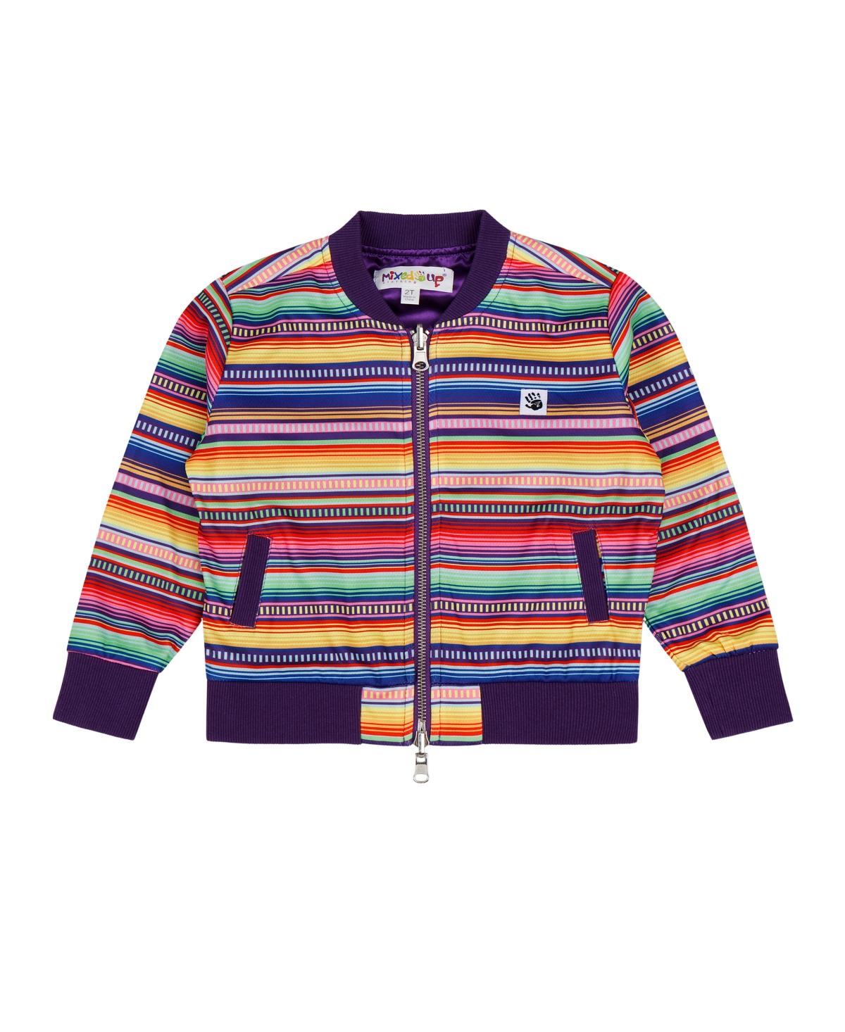 Mixed Up Clothing Girls Reversible Bomber Jacket
