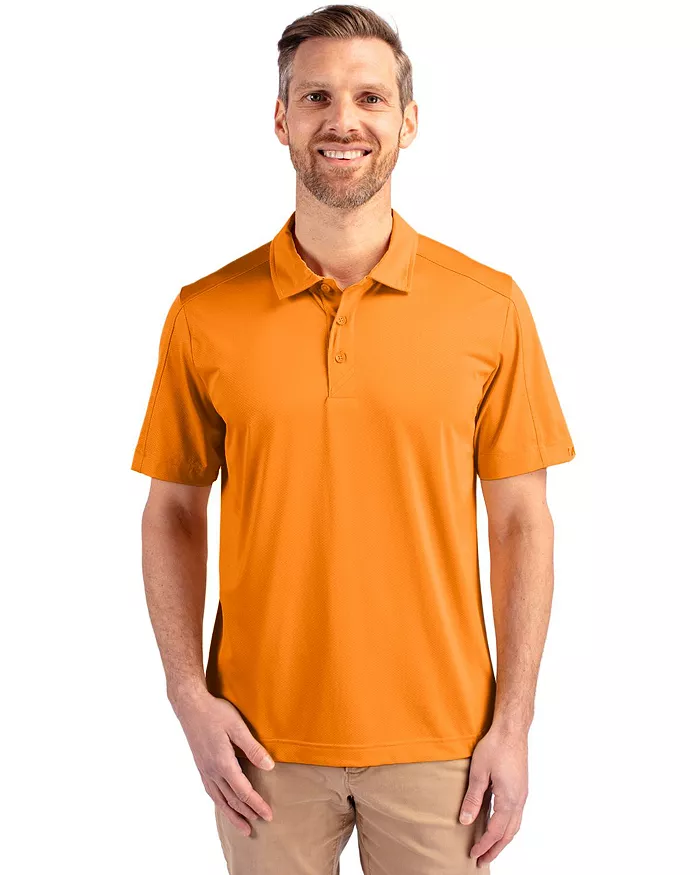 Prospect Textured Stretch Mens Short Sleeve Polo Shirt - thumbnail 10