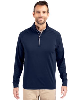 Adapt Eco Knit Stretch Recycled Mens Quarter Zip Pullover Jacket