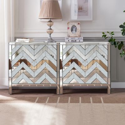 Mirror Trim Storage Cabinet for Any Room