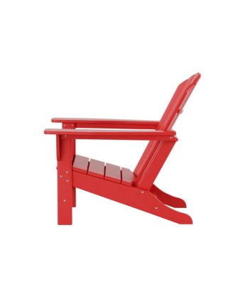 All-Weather Contoured Outdoor Poly Adirondack Chair