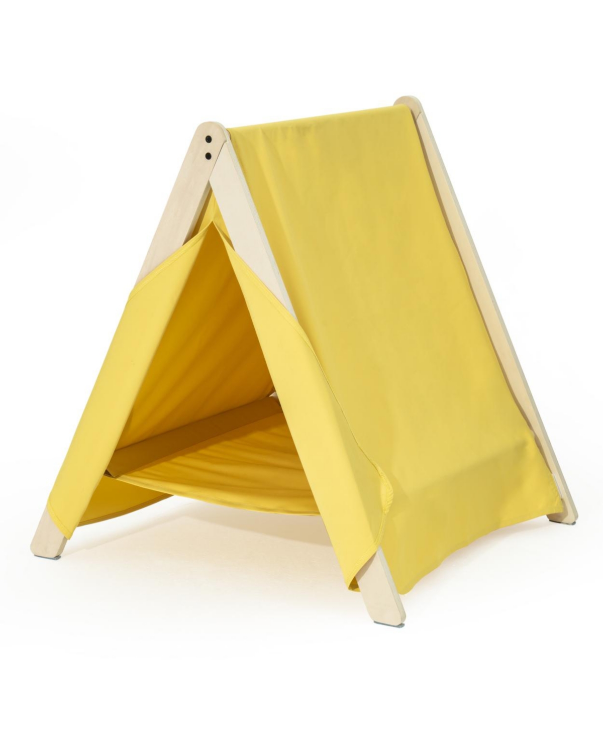 Pet Tent, Cat Tent For Indoor Cats, Wooden Cat House For Small Pets - Yellow