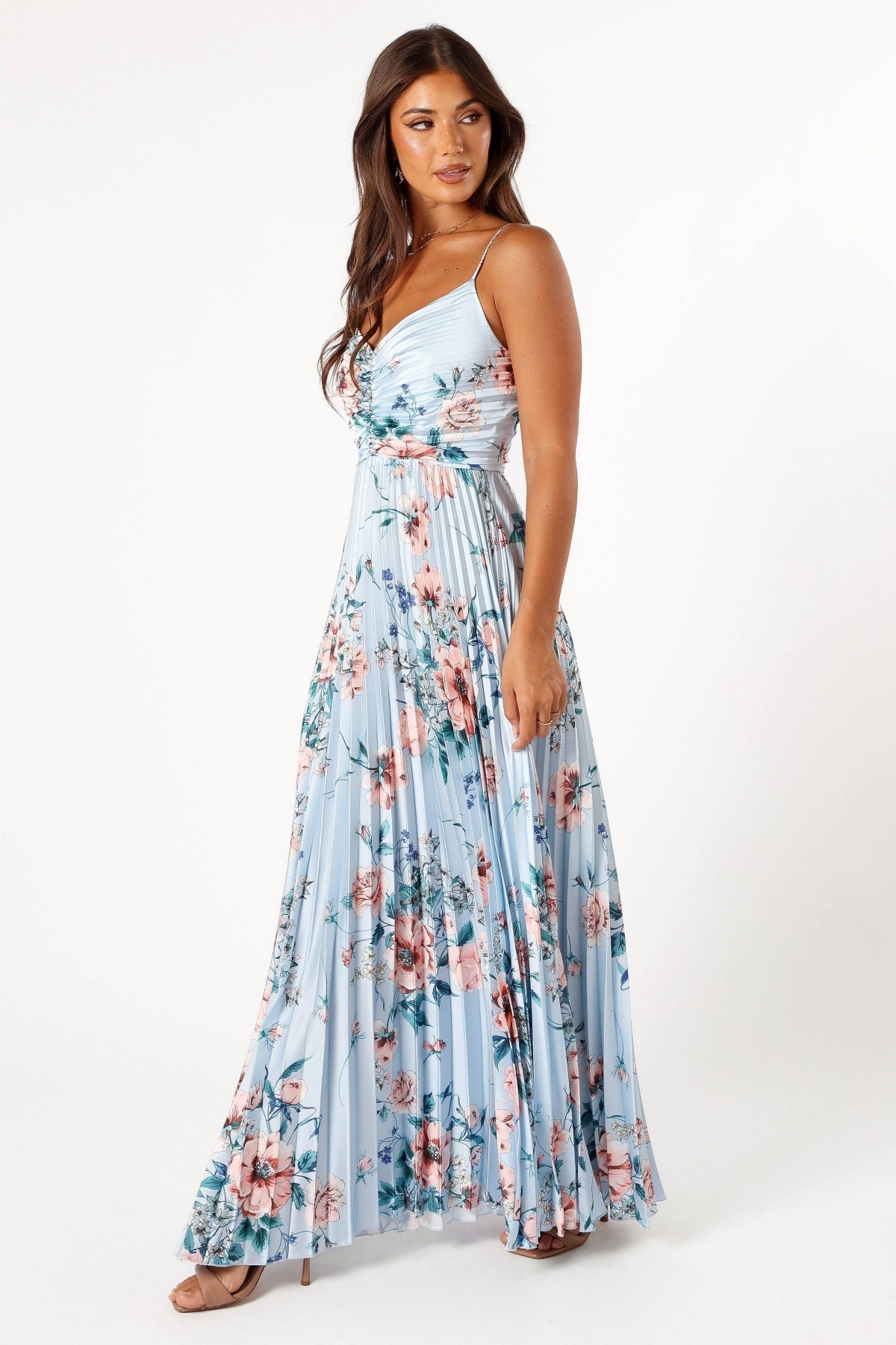 Petal and Pup Women's Naira Pleated Maxi Dress