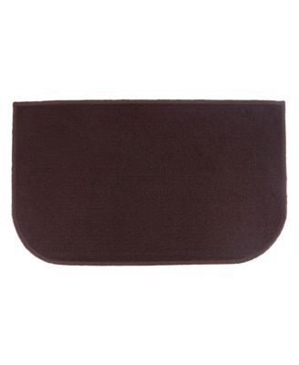 D-Shape Kitchen Throw Rugs (18x30 in.), Non-Skid Backing, Color Options