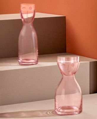 Mr. & Mrs. Night Carafe, Short
