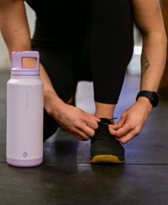 Alpine Flip 'N Sip Insulated, Leakproof Water Bottle with Straw, 40 OZ