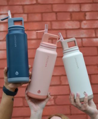 Alpine Flip 'N Sip Insulated, Leakproof Water Bottle with Straw, 40 OZ