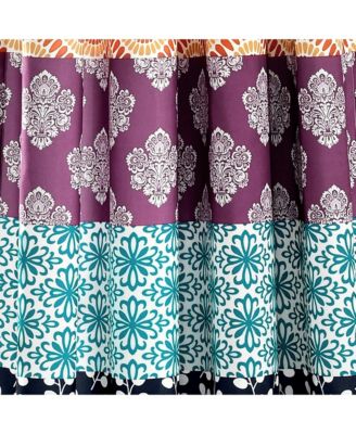 Bohemian Stripe Window Curtain Panels