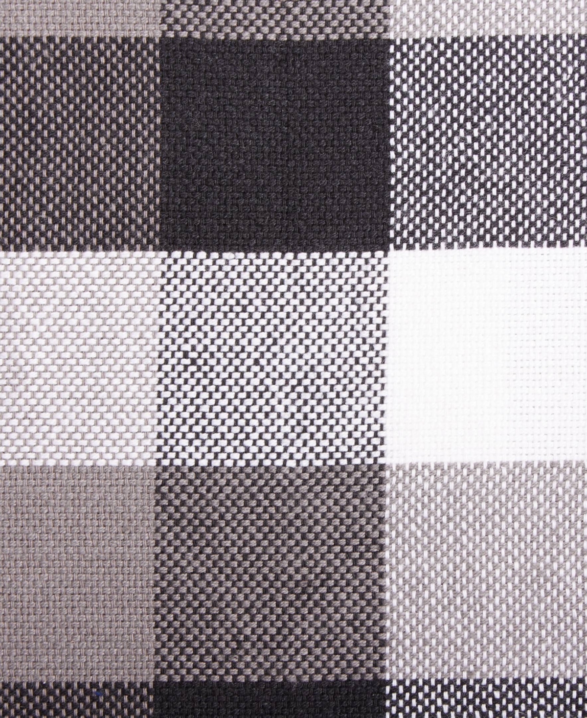 Design Imports Tri-color Check Collection Kitchen, Dishtowel Set, French Blue, 3 Piece In Black