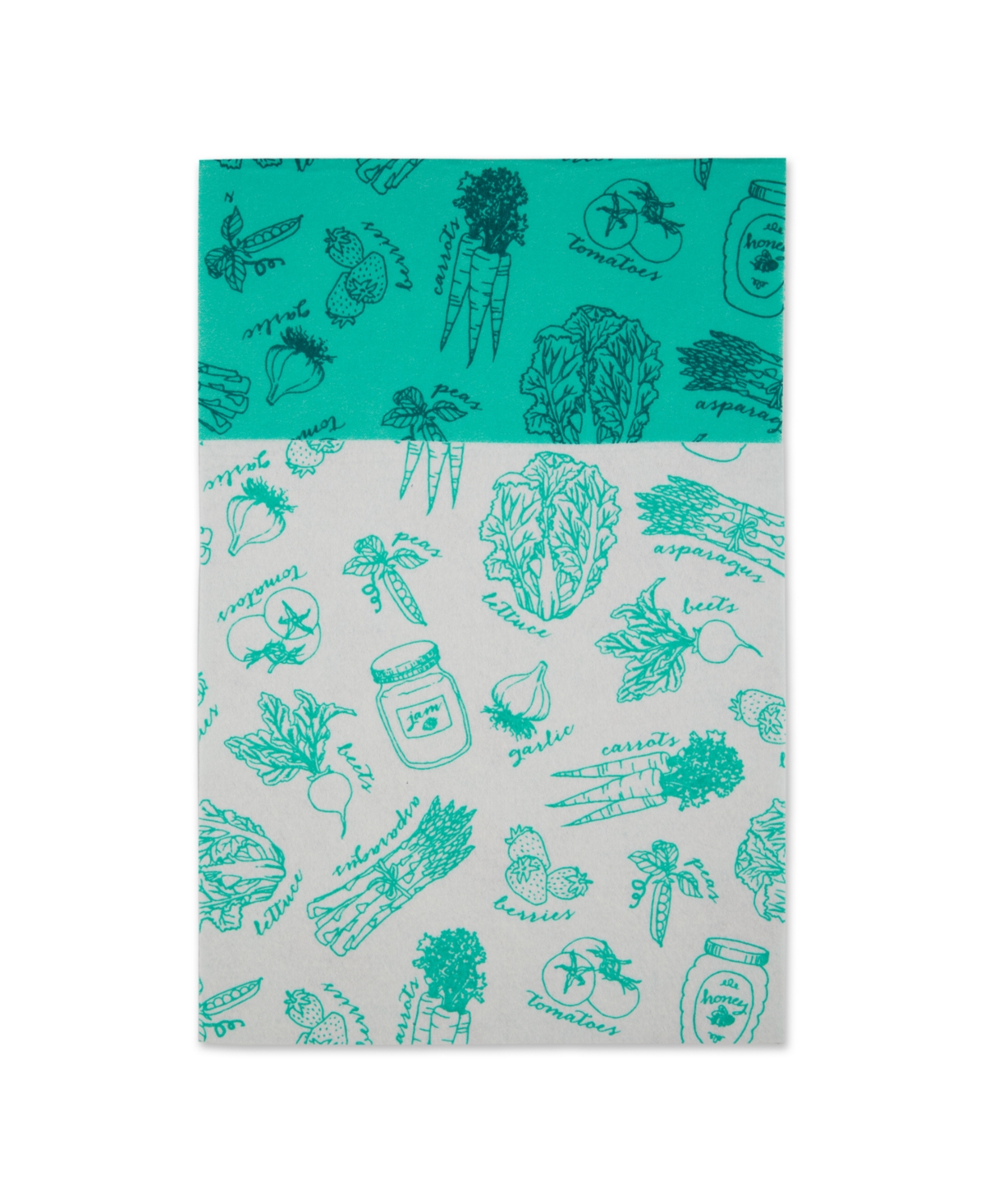 Design Imports Fridge Liner Collection Non-adhesive, Cut To Fit, 12x24", Aqua Market, 6 Piece In Aqua Market