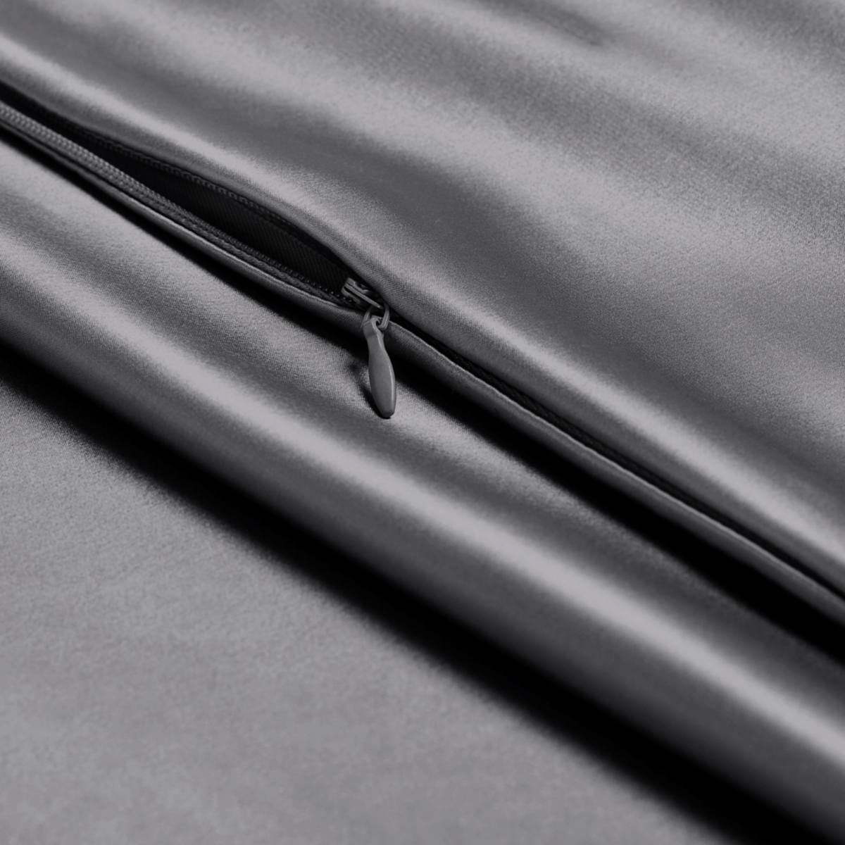 Bare Home Mulberry Silk Pillowcase Set, Zipper Closure