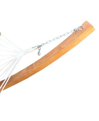 Simplie Fun 1-Person Hammock with Stand Set for Outside & Inside, Indoor Outdoor Standalone, plywood+canvas