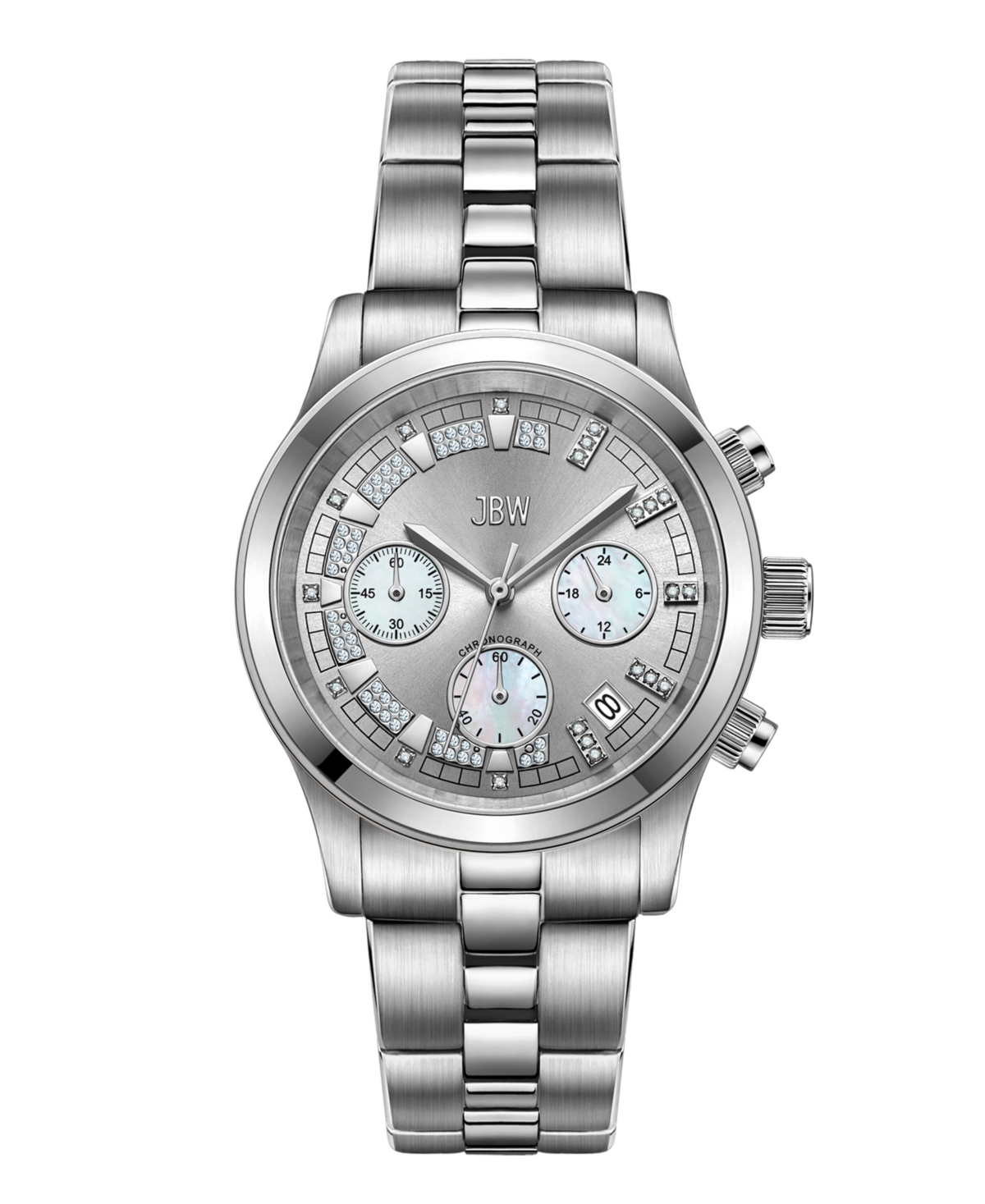 Women's Muse Diamond (1/5 ct.t.w.) Stainless Steel Watch - Silver