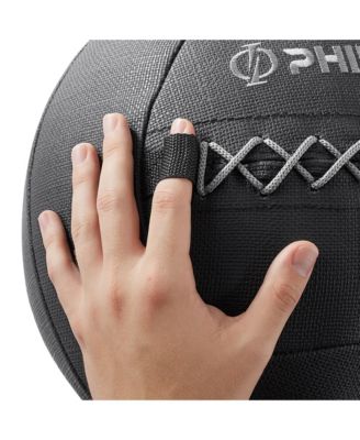 Wall Ball, 6 LB - Soft Shell Weighted Medicine Ball with Non-Slip Grip