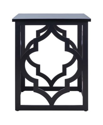 Milo Trellis Gold Leaf End Table