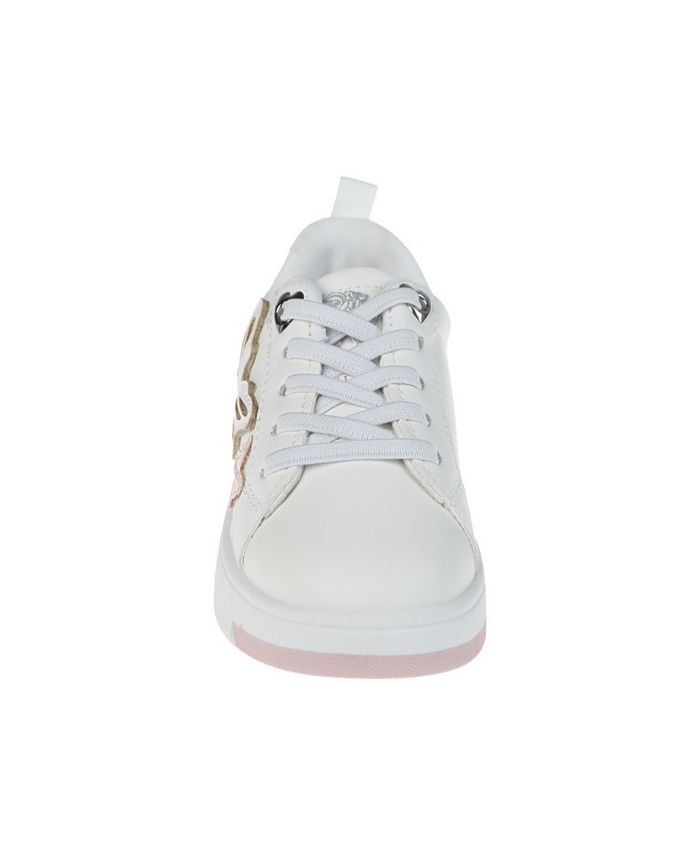 Vince Camuto Toddler Girl #39 s Court Sneaker with 3 D Butterflies VC Vince Camuto Toddler Girl #39 s Court Sneaker with 3 D Butterflies VC