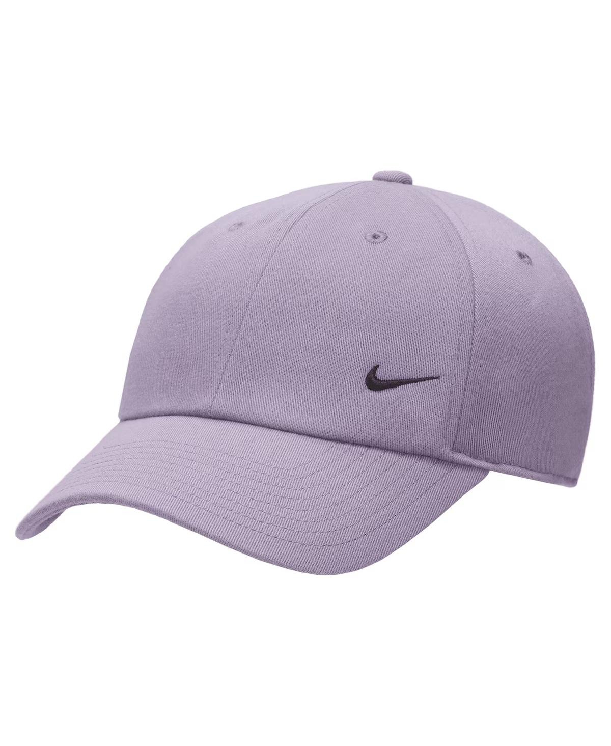 Men's and Women's Purple Swoosh Club Performance Adjustable Hat - Purple