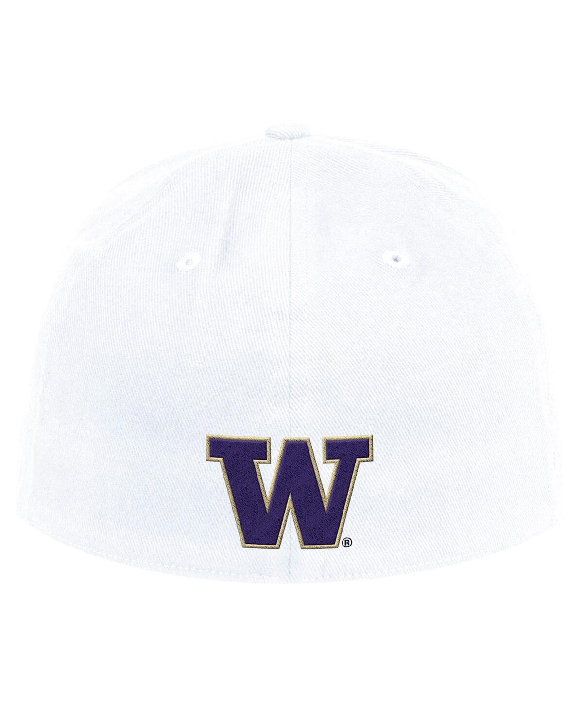 Adidas Men'sWashington Huskies Chant Flex Hat - White
