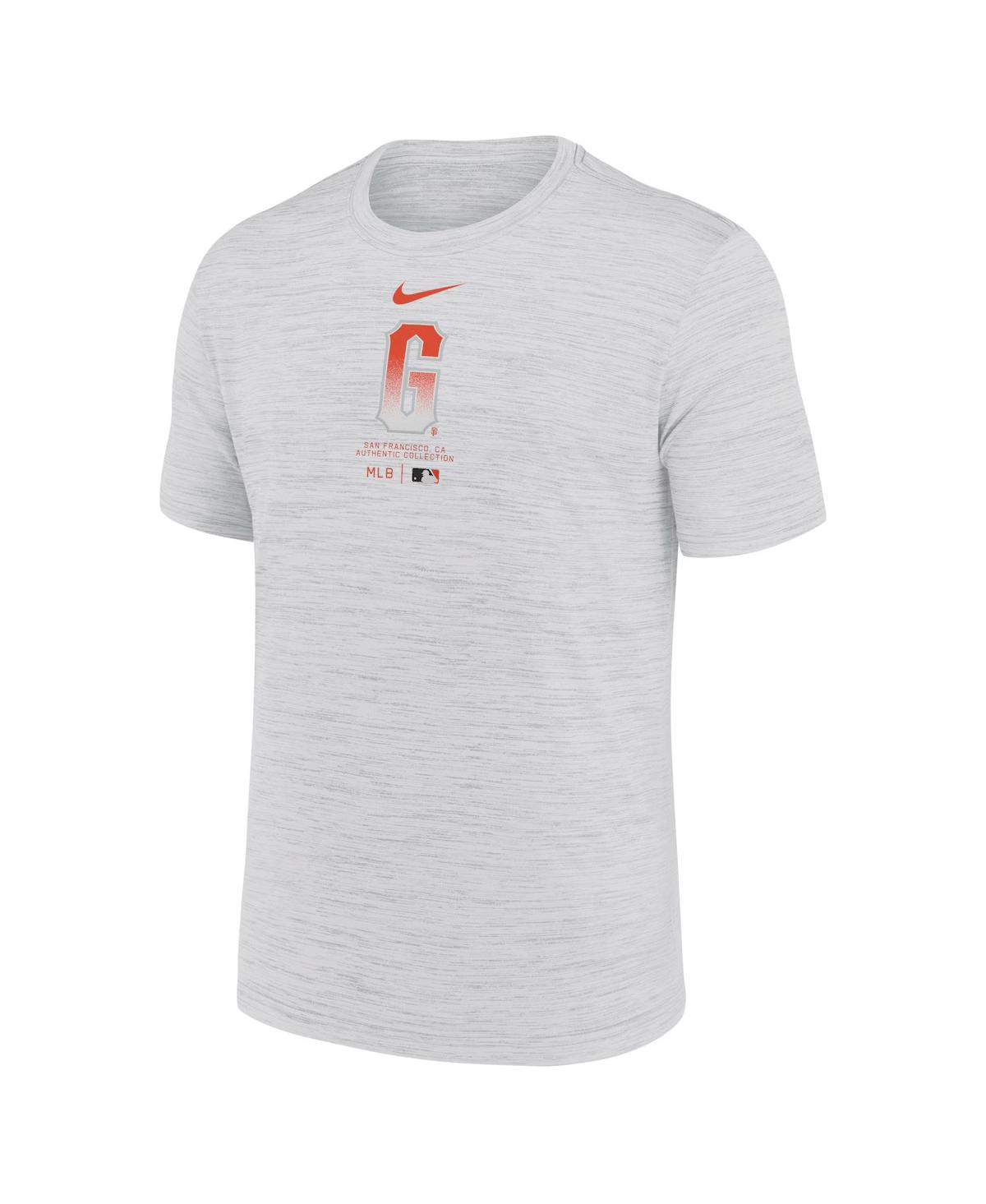 Fanatics Nike Men's White San Francisco Giants City Connect Practice Velocity Performance T-shirt In White