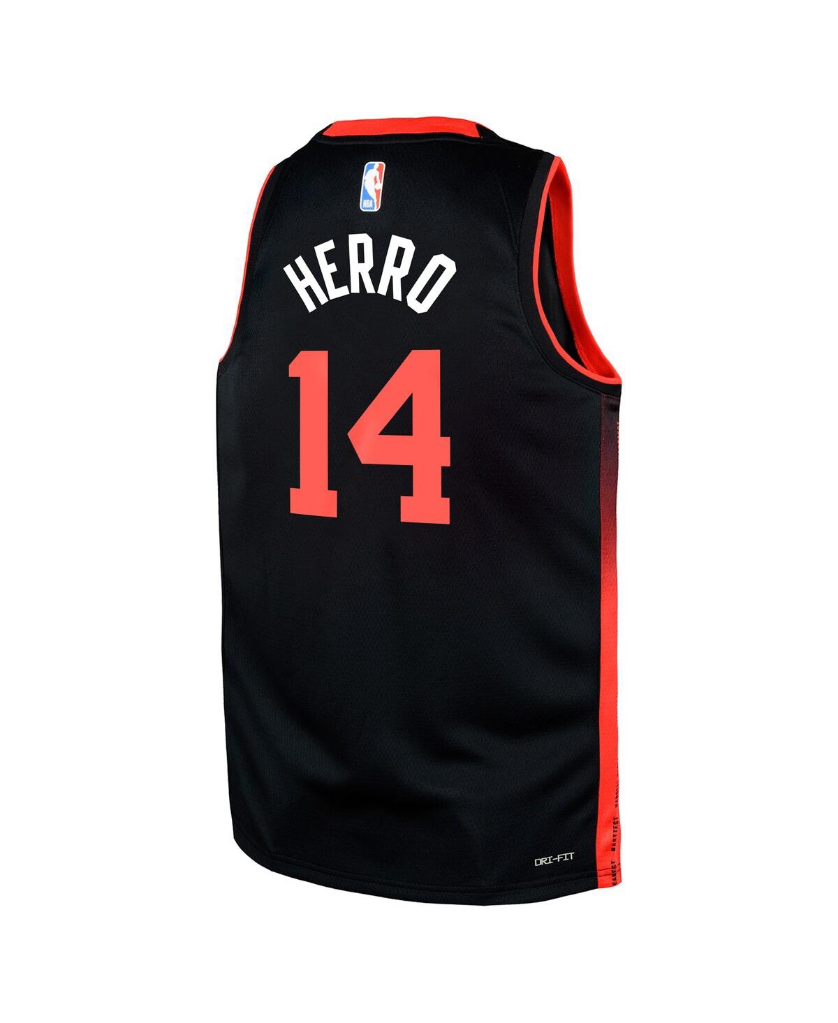 Nike Big Boys and Girls Tyler HerroMiami Heat Swingman Replica Jersey - City Edition - Black