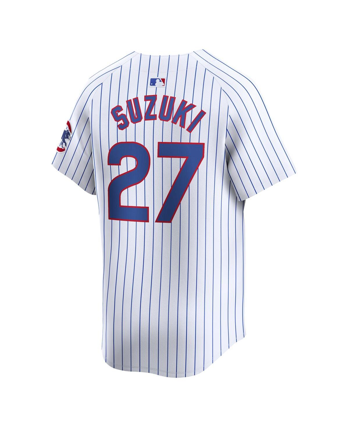 Nike Men's Seiya SuzukiChicago Cubs Home Limited Player Jersey - White