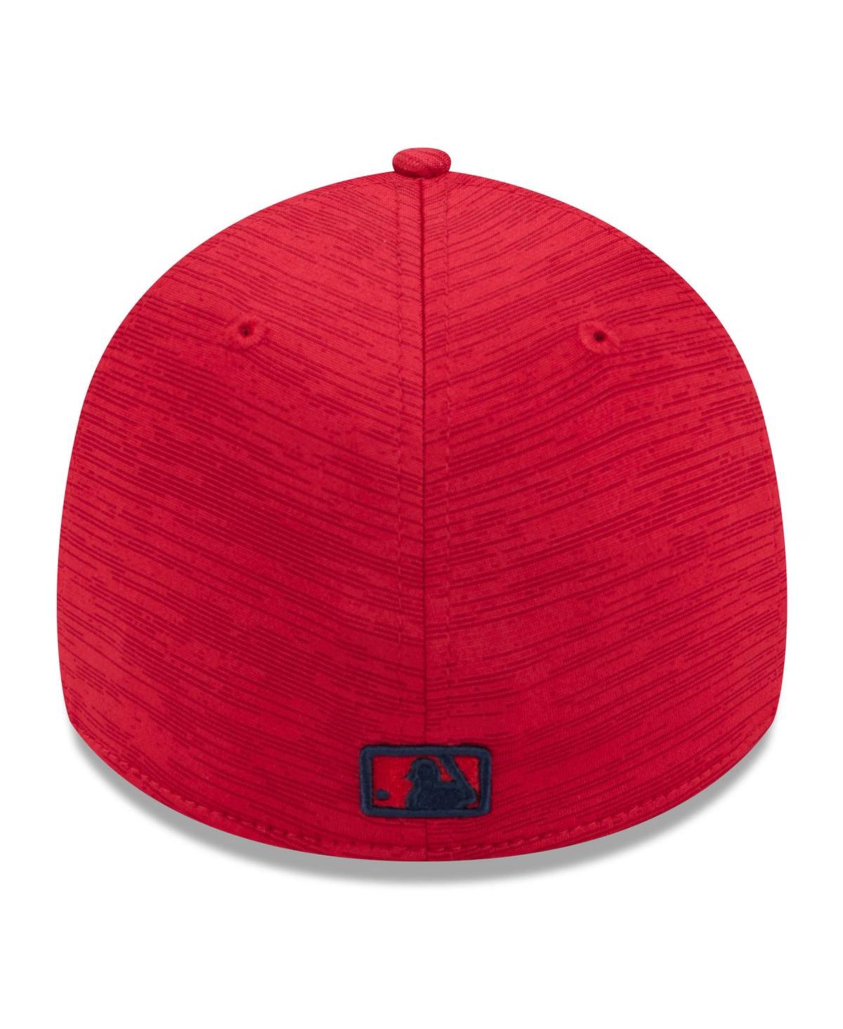 New Era Red Los Angeles Angels 2024 Clubhouse 9forty Adjustable Hat In Red