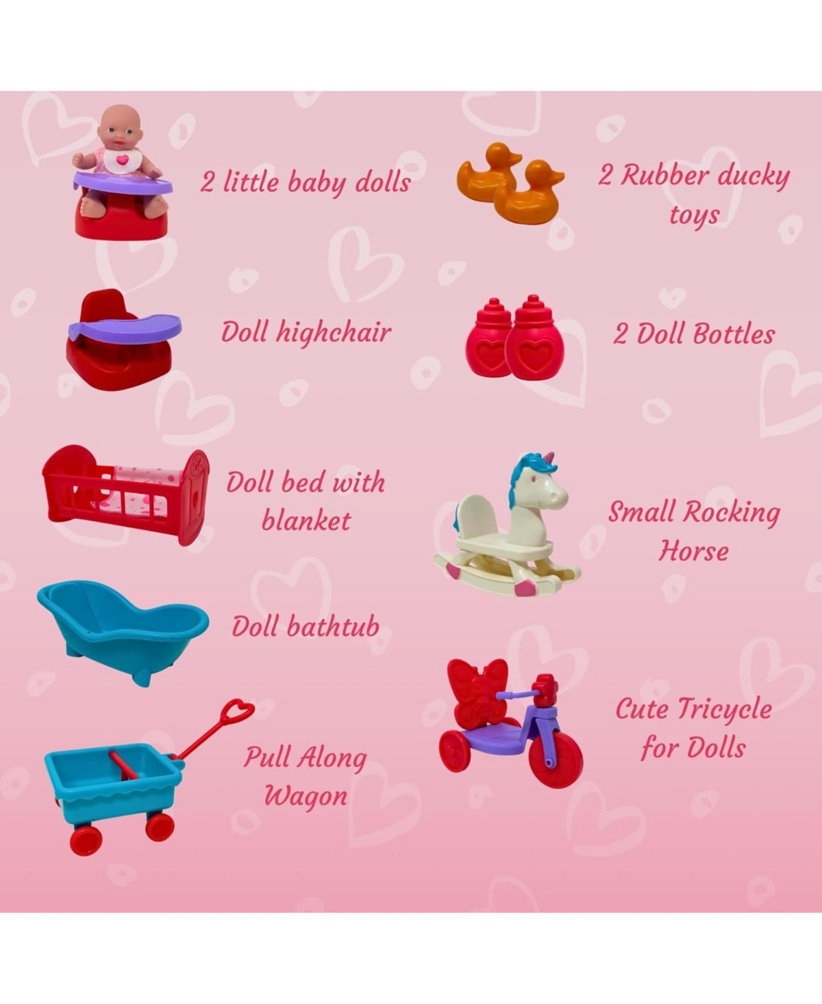 The New York Doll Collection Mini Baby Doll Set