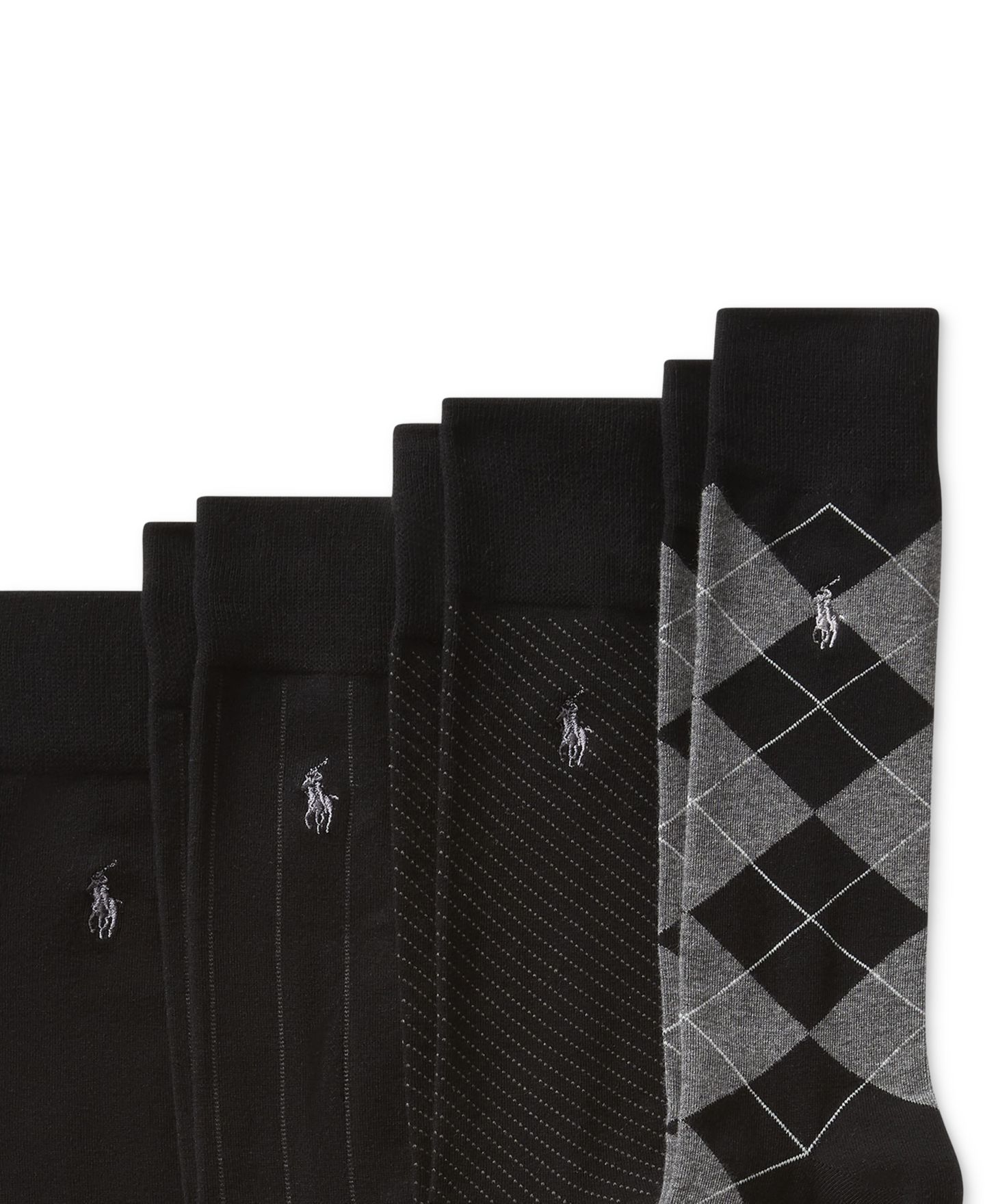 Бельё Slack для мужчин, 4 шт. — Polo Ralph Lauren, цвет: Чёрный — фото 4