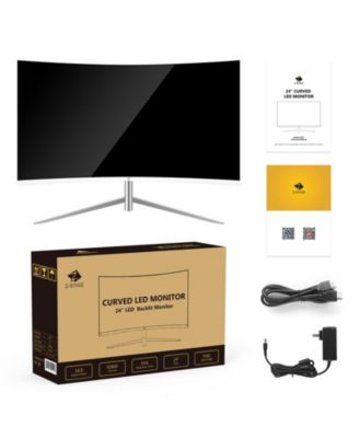 U24C 24 inch 1080P FHD 100Hz 1650R Curved Monitor, 99% sRGB, HDMI + DisplayPort