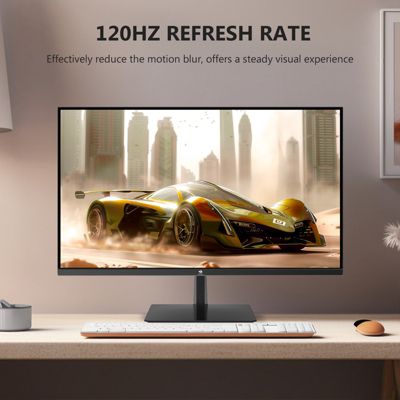 28 inch 4K Ultra HD 3840x2160 120Hz 4ms IPS Gaming Monitor, HDMI x2, DisplayPort x2, Support FreeSync