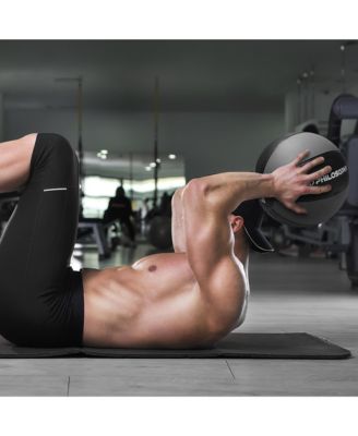 Medicine Ball, 6 LB - Weighted Fitness Non-Slip Ball