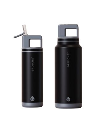 Alpine Flip 'N Sip Insulated Water Bottle with Straw 2pk 20 OZ + 40 OZ