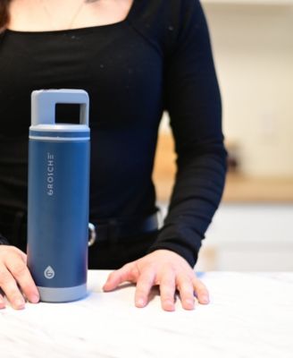 Alpine Flip 'N Sip Insulated, Leakproof Water Bottle with Straw, 20 OZ