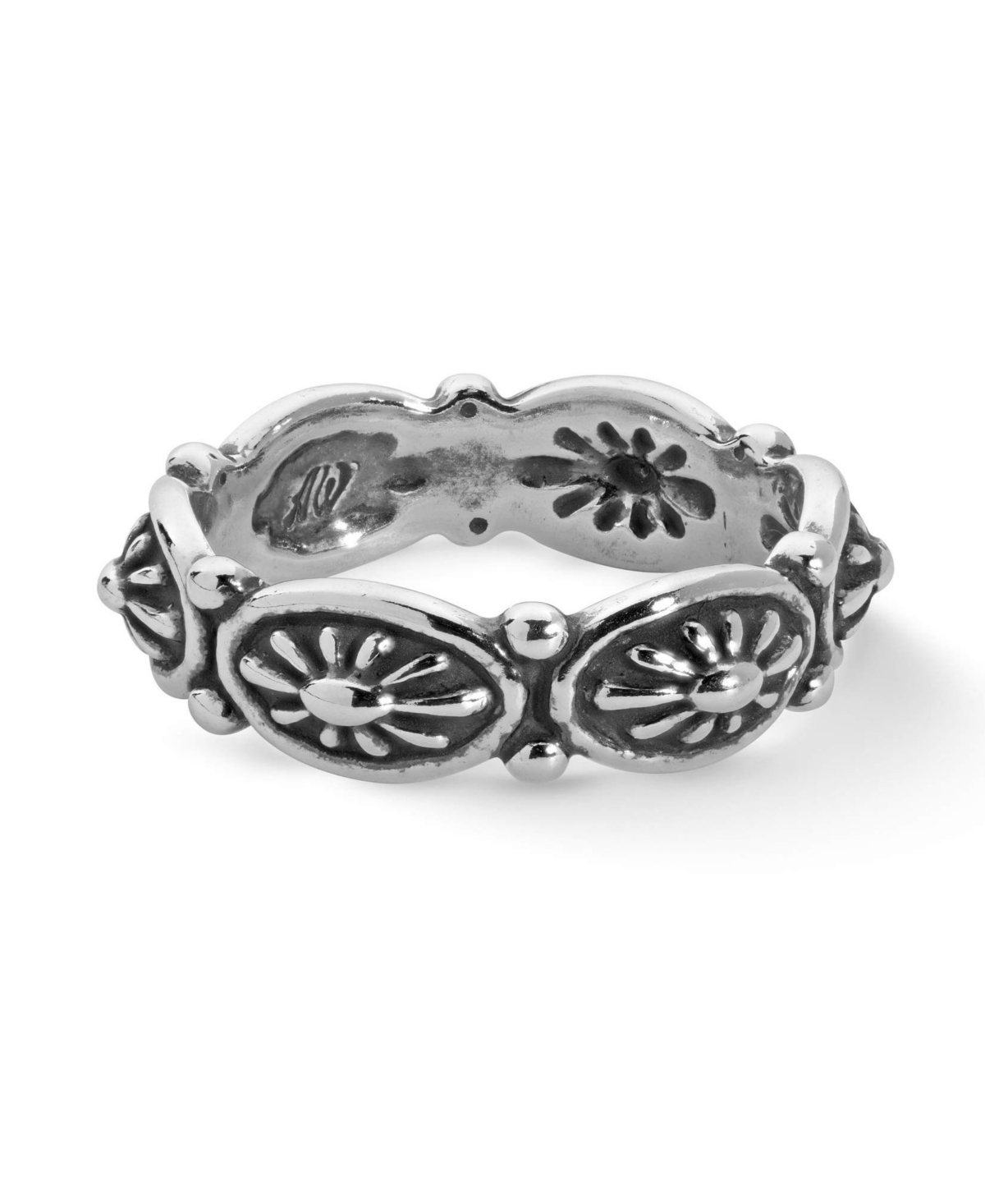 Sterling Silver Women's Ring, Concha Design, Sizes 5 - 10 - Sterling silver