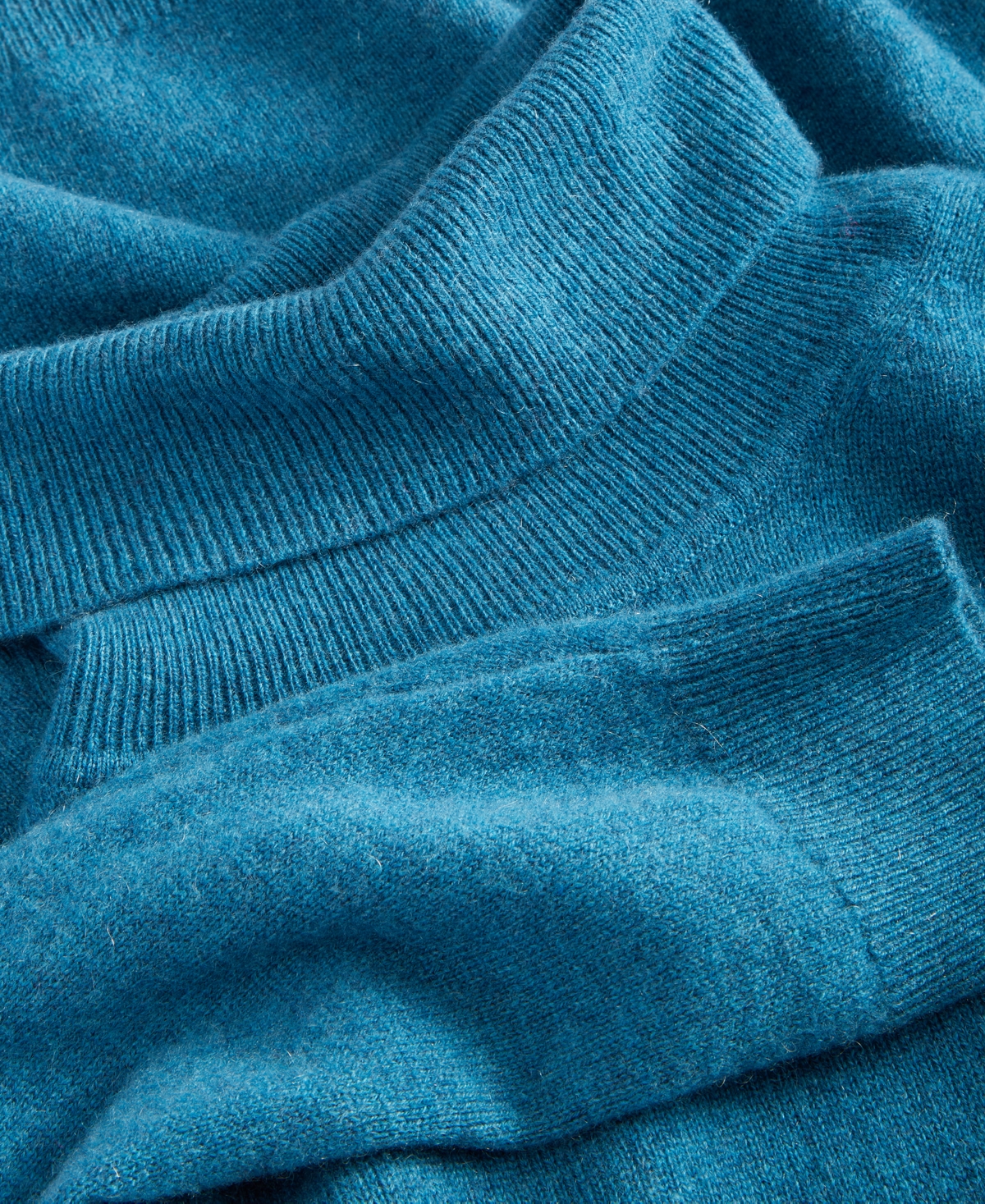 Charter Club Plus Size Cashmere Turtleneck Sweater, Created For Macy's In Blue Opal Heather