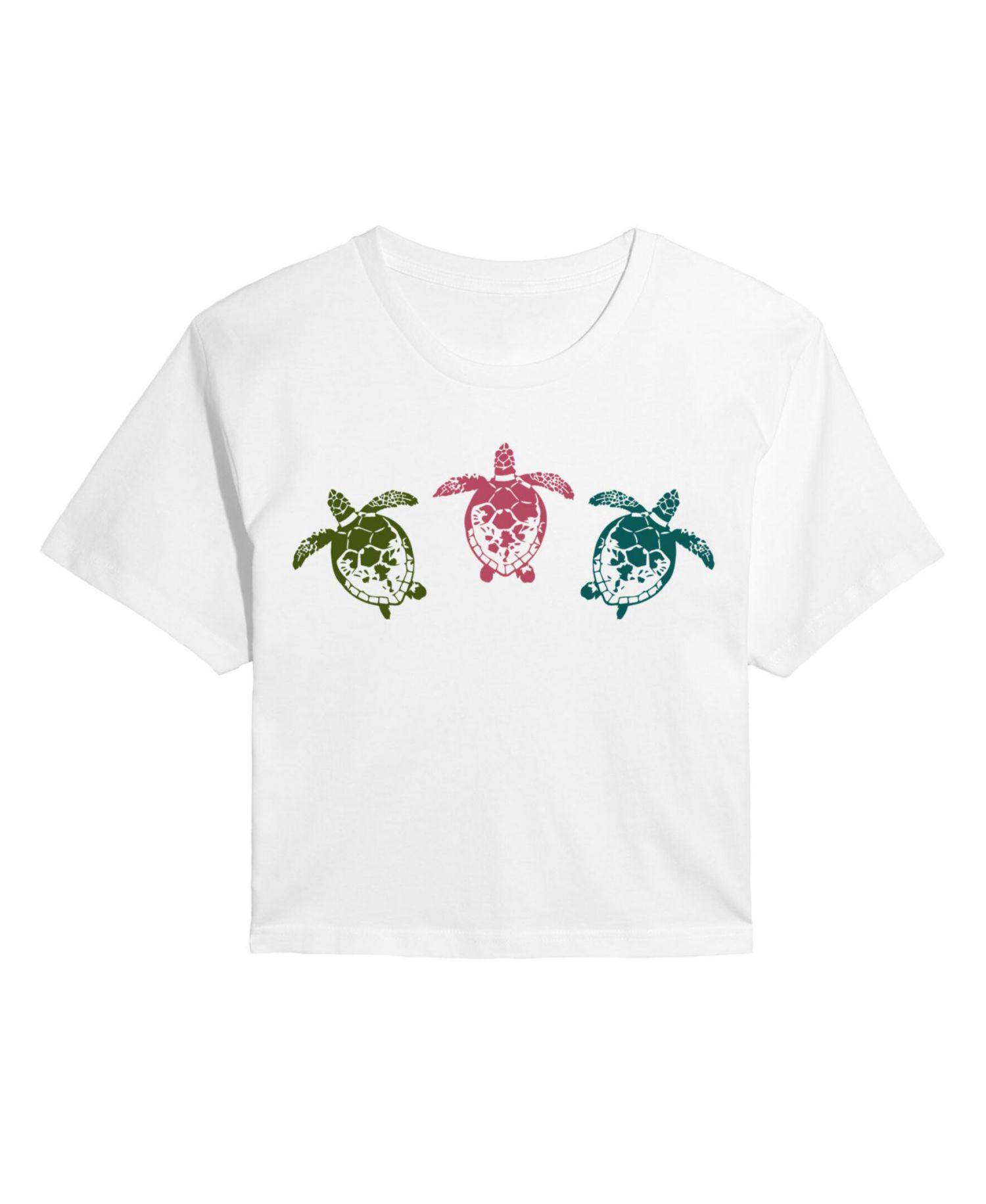 Trendy Juniors Turtles Cropped Tee