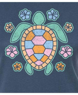 Trendy Juniors Turtle Flower Graphic Tee