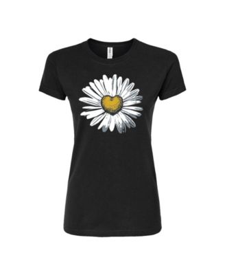Trendy Juniors Daisy Heart Graphic Tee