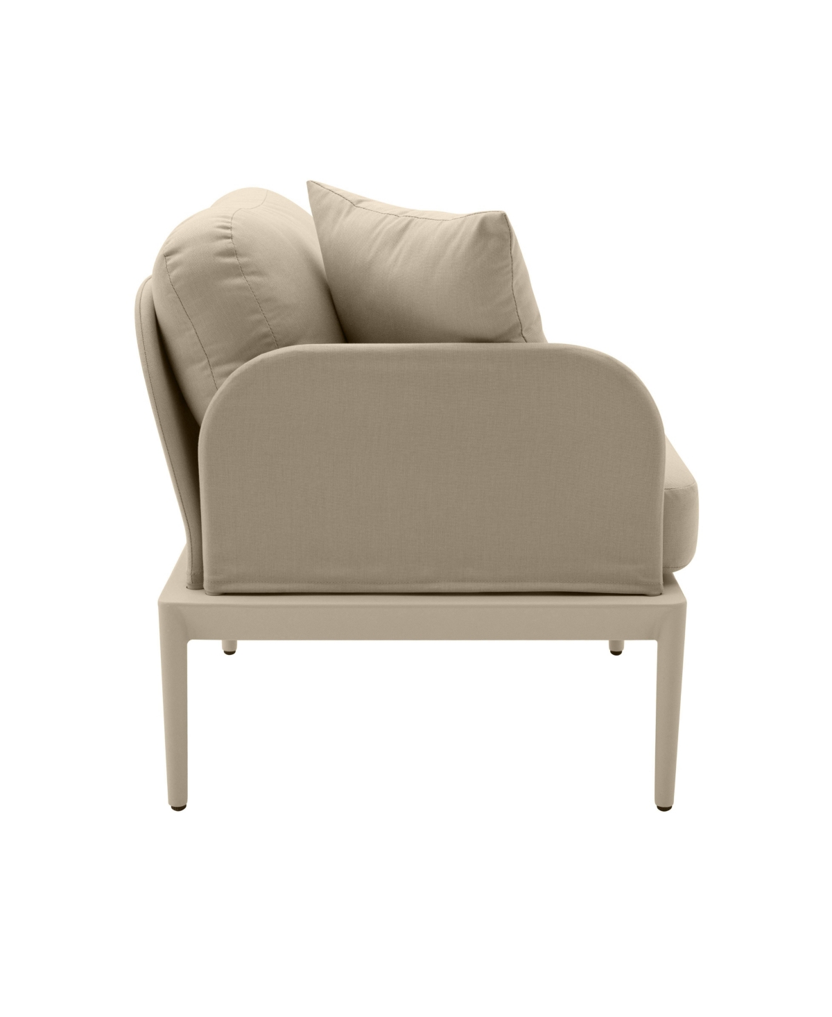 Tov Furniture Kapri Modular Outdoor Raf Corner Seat In Taupe